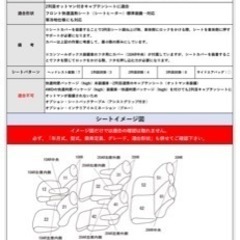 完全新品！ノア、ボクシー　シートカバー