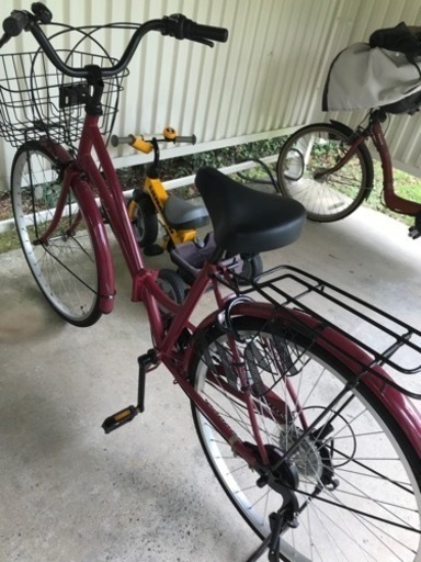 2年前に購入した6変速搭載折りたたみ自転車です。