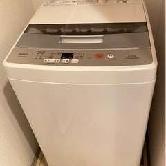 洗濯機　AQUA 5kg