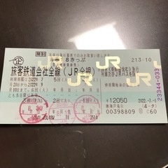 【ネット決済】青春18切符　2回分　