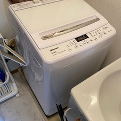 ハイセンス全自動洗濯機8kg 2020年式（12日引き渡し限定）