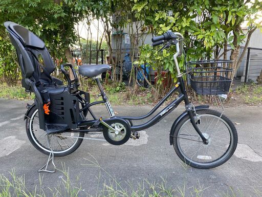 チャイルドシート付自転車 mamafre three 20インチ ブラック