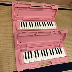 2台　YAMAHAピアニカ　ピンク