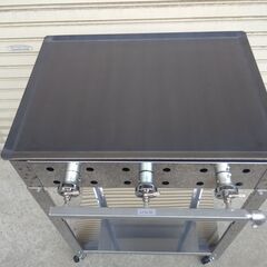 試食デモ販売に 専用台付 鉄板焼 模擬店 デモキッチンカー 道の駅 移動販売 祭り