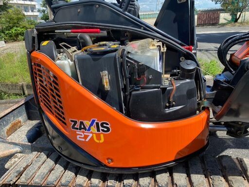 格安 機関良好 1900時間 HITACHI ヒタチ 日立 ZX27U-2