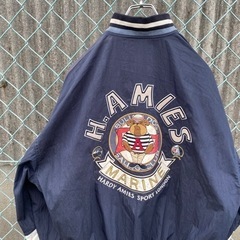 入手困難 90s HARDY AMIES ハーディエイミス  刺繍 スタジャン