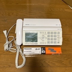 パナソニック　ファックス機能付電話