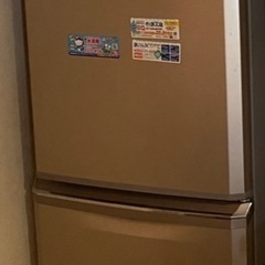 三菱の3ドア冷蔵庫