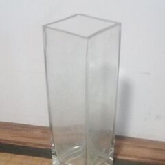 高級インテリア「クリスタルガラス花瓶」26.5×8×8cm