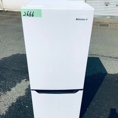 ✨2019年製✨2666番 Hisense✨2ドア冷凍冷蔵庫✨HR-D15C‼️