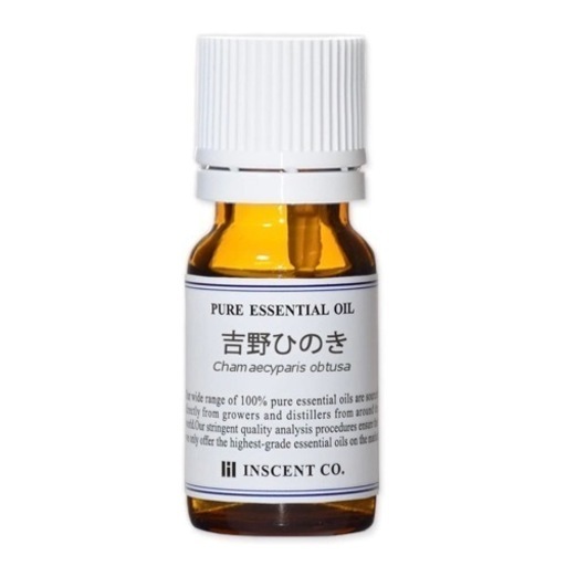 新品 エッセンシャルオイル 吉野ひのき 10ml ヒノキ インセント 100％天然精油 アロマオイル アロマセラピー 癒し 正規品 リラックス