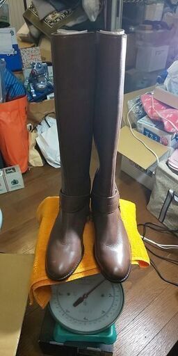 未使用 レディース ロング ブーツ ブラウン 23 0 Eee 履口 約35 程 アルト 大和の靴 ブーツ の中古あげます 譲ります ジモティーで不用品の処分