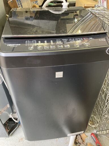 全自動 洗濯機 Hisense ハイセンス 5.5kg HW|G55E7KK 2019年 高年式