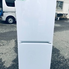 ③✨2019年製✨1153番 Hisense✨2ドア冷凍冷蔵庫✨HR-G13A-W‼️