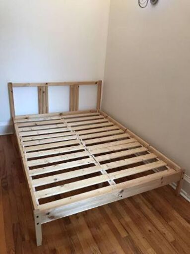 IKEA FJELLSE フィエッルセ ダブルベッド　マットなし IKEA FJELLSE フィエッルセ ダブルベッド マットなし ブレフイェレット