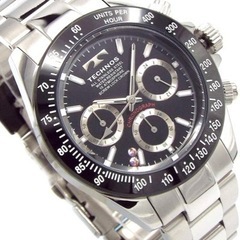 TECHNOS テクノス 限定品 幸運のスワロフスキークロノグラフ メンズ腕時計