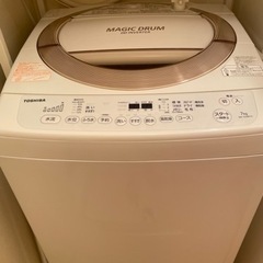 TOSHIBA AW-7D3M(N) 洗濯機　2016年購入