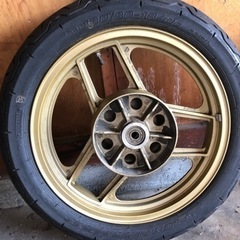 gpz900r A6 フロントサスペンション、リヤホイール