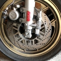 gpz900r A6 フロントサスペンション、リヤホイール