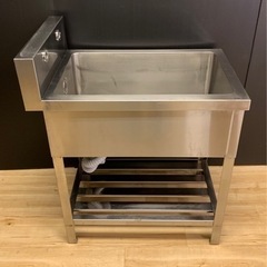 業務用 一層シンク 流し台 調理器具 厨房機材 洗浄済み キッチン 手洗い場