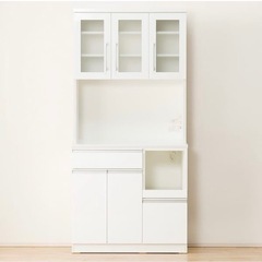 【引渡者確定済】【9/25までに処分】ニトリ　キッチンボード/食器棚　レジューム　美品