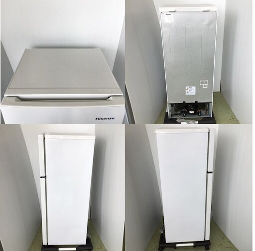 2R281 ジC Hisense 2ドア冷凍冷蔵庫 120L HR-B12A 2016年製 ハイセンスジャパン 中古品
