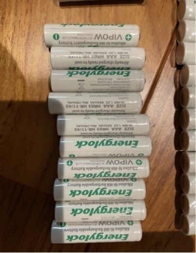 充電池 単3電池44本 単4電池47本 合計91本 新品 Energylock 充電器付 充電池 単3電池44本 単4電池47本 合計91本 新品