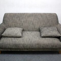 unico/ウニコ BOERUM ボアラム カバーリングソファ 2.5シーター ブラックミックス   中古家具 店頭引取歓迎 R6448)