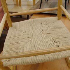 ① 廃盤 無印良品 ペーパーコードアームチェア ダイニングチェア 北欧