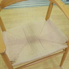 【最終値下げ】木製アームチェア 無印良品　ペーパーコードチェア オーク材ペーパーコードアームチェア | 無印良品