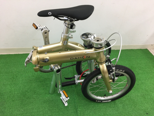 ダホン DOVE plus 折りたたみ自転車 超軽量 ゴールド