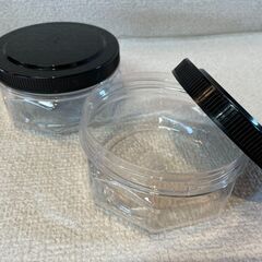 プラスチック容器（新品）蓋黒色