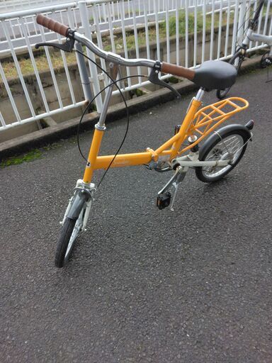 折り畳み自転車　ブリジストン　オレンジ　16インチ　SJ530