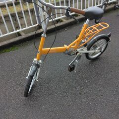 折り畳み自転車　ブリジストン　オレンジ　16インチ　SJ530