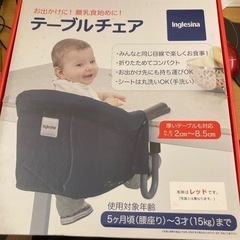 ベビーチェア　イングリッシーナ　赤　赤ちゃん用椅子