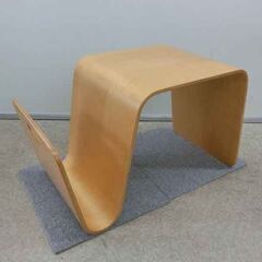 曲木 サイドテーブル offi /オッフィ マグテーブル マガジンラック付き