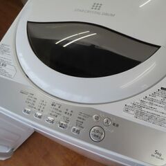 ♪TOSHIBA/東芝 洗濯機 AW-5G6 5kg 2019年製 洗濯槽外し清掃済