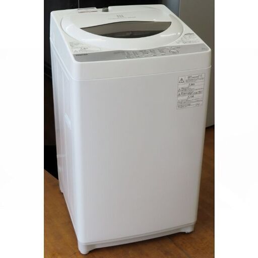 ♪TOSHIBA/東芝 洗濯機 AW-5G6 5kg 2019年製 洗濯槽外し清掃済♪