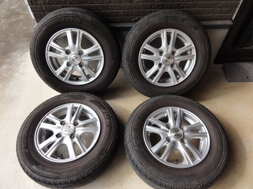 再最終値下げ145R12アルミタイヤセット