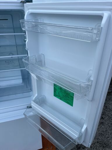 超美品 2021年製 単身冷蔵庫 ヤマダ電機 YRZ-F15J 2ドア 引き取り限定