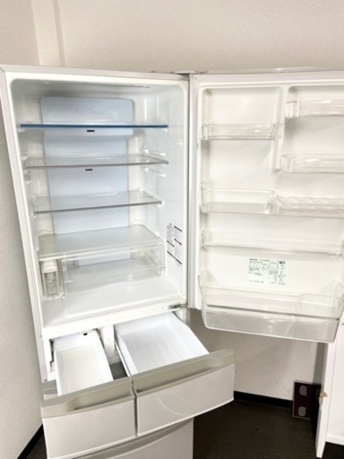 激安‼️ファミリータイプ  製氷機付き Panasonic 5ドア冷蔵庫NR-ETR435-H - 門真市