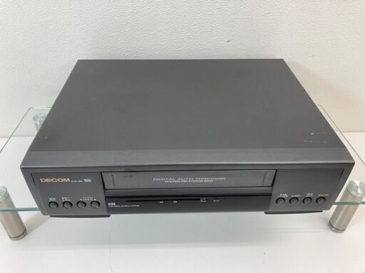 【レガストック川崎本店】DECOM VHS ビデオデッキ KVR-42K ※リモコンなし