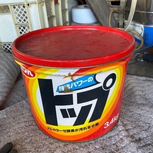 粉末トップ3.4kg空き缶‼️