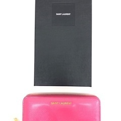 サンローランパリ　ラウンジファスナー長財布　340841 ピンク　未使用