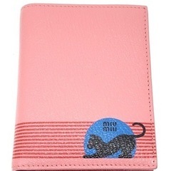 ミュウミュウ MIUMIU 2つ折り財布 新品未使用 5MV204 レザー