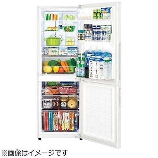 【美品】シャープ(SHARP)プラズマクラスター搭載 冷蔵庫 271L SJ-PD27D-W