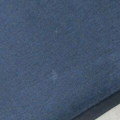 札幌市/清田区 blocco/ブロッコ 4人掛けソファ GRID 4Pソファ オットマン付 ネイビー グリッド 布地 ワイドソファ 生活家具