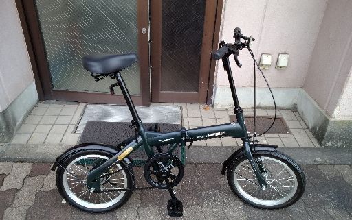 MYPALLS[マイパラス]M-100 16吋折り畳み自転車 変速なし/グリーン
