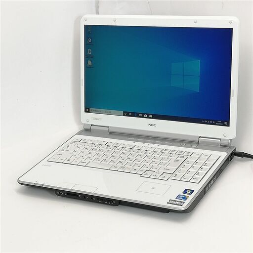保証付 新品SSD Wi-Fi有 16型ワイド ノートパソコン NEC PC-LL750AS1BW 中古良品 Core i5 4GB BD-R 無線 Windows10 Office 即使用可