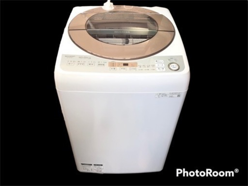 【美品❗️大容量❗️】洗濯機　10キロ　シャープ　2020年　ES-GV10D 風呂水ポンプ　縦型
